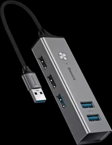 هاب 5 پورت BASEUS مدل CAHUB-C0G