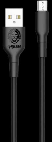 کابل شارژ 1.2 متری USB به Micro USB گرین لاین مدل GNCMCBK