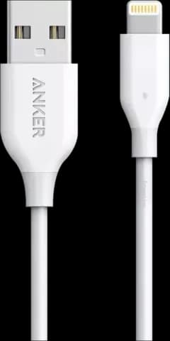 کابل شارژ 90 سانتی متری USB به Lightning انکر مدل PowerLine A8111
