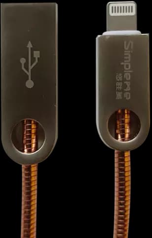 کابل شارژ 1 متری USB به LIGHTNING  سیمپل می مدل P1