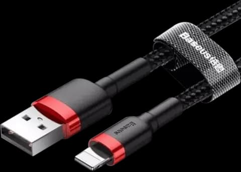 کابل شارژ 1 متری USB به LIGHTNING باسئوس مدل CAFULE