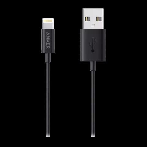 کابل شارژ 0.9 متری USB به ANKER Lightning مدل PREMIUM 3FT