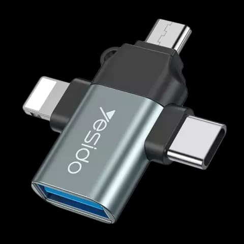 تبدیل 3 به 1 OTG یسیدو مدل GS15