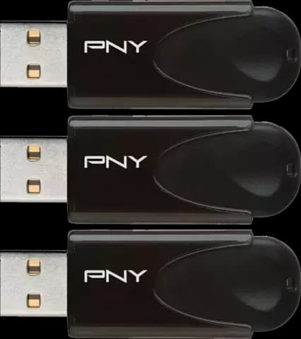 فلش مموری 32 گیگابایت PNY مدل Attaché 4 بسته 3 عددی