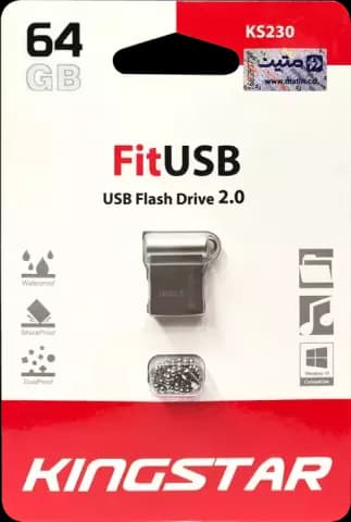 فلش مموری 64 گیگابایت KINGSTAR مدل Fit KS230