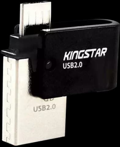 فلش مموری 16 گیگابایت KINGSTAR مدل Dual S20
