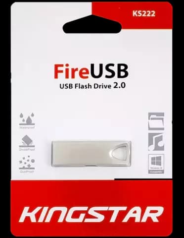 فلش مموری 32 گیگابایت KINGSTAR مدل Fire KS222