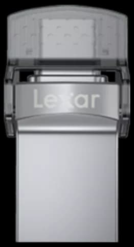 فلش مموری 64 گیگابایت Lexar مدل JumpDrive Dual Drive D35c