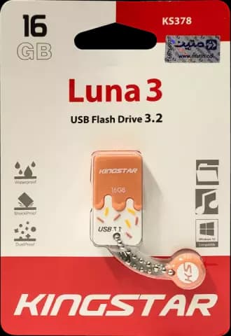 فلش مموری 16 گیگابایت KINGSTAR مدل LUNA3 KS378