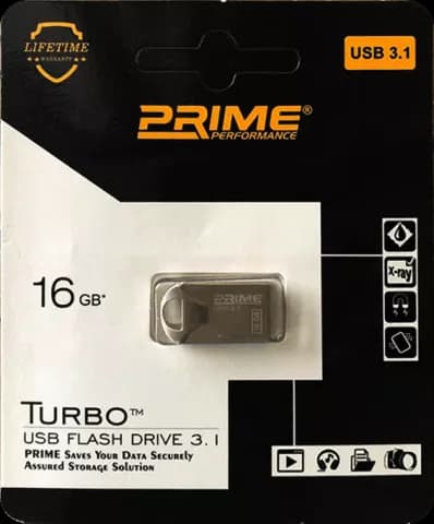 فلش مموری 16گیگابایت PRIME مدل TURBO