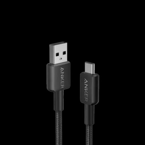 کابل شارژ 90 سانتی متری USB به Type-C انکر مدل (322) A81H5