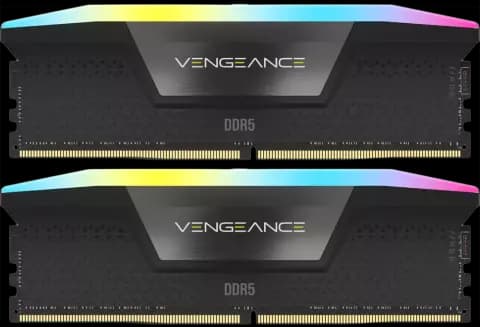 رم دسکتاپ (16GB*2) 32 گیگابایت Corsair مدل VENGEANCE RGB DDR5 5600MHz