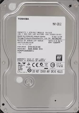 هارد اینترنال 500گیگابایت Toshiba مدل DT01ACA050