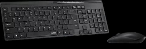 کیبورد و موس بیسیم RAPOO مدل X8100