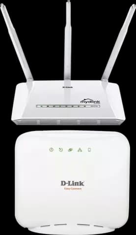 روتر بی‌سیم D-LINK مدل DIR-619L به‌ همراه مودم روتر ADSL مدل DSL-2520U