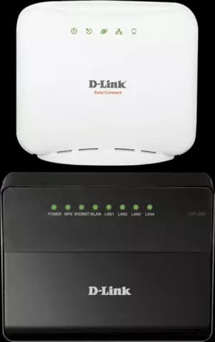 روتر بی‌سیم D-LINK مدل DIR-300 به‌ همراه مودم روتر ADSL مدل DSL-2520U