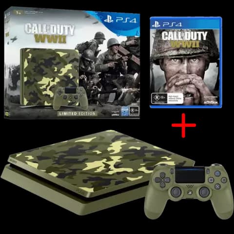 کنسول بازی پلی استیشن 4 اسلیم سونی 1 ترابایت مدل CUH-2115B به همراه بازی CALL OF DUTY