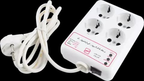 چند راهی برق و محافظ کامپیوتر و لوازم برقی آزمایشگاه ERAMTRONIC مدل AP4SCE-C