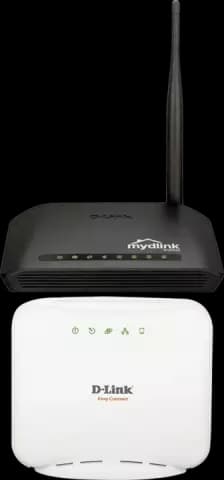 روتر بی‌سیم D-LINK مدل DIR-600L به‌ همراه مودم روتر ADSL مدل DSL-2520U