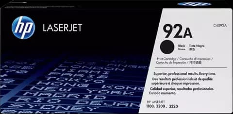 کارتریج تونر مشکی طرح اصلی HP مدل 92A C4092A