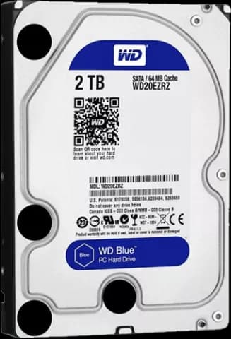 هارد اینترنال 2ترابایت WD مدل Blue WD20EZRZ