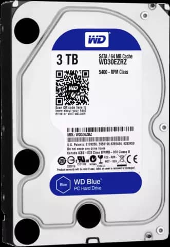 هارد اینترنال 3ترابایت WD مدل BLUE WD30EZRZ