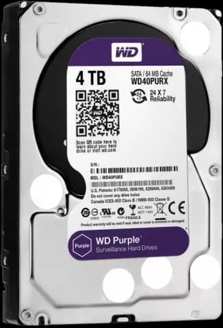 هارد اینترنال 4ترابایت WD مدل PURPLE WD40PURX