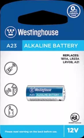 باتری ریموت کنترل Westinghouse مدل ALKALINE A23