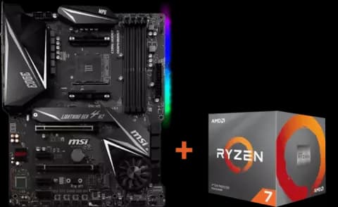 باندل مادربرد MSI MPG X570 GAMING EDGE WIFI به همراه پردازنده RYZEN 7 3800X