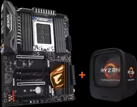 باندل مادربرد GIGABYTE X399 AORUS PRO به همراه پردازنده AMD THREADRIPPER 1900X