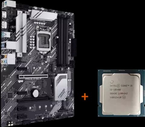 باندل مادربرد ASUS PRIME Z490-P  به همراه پردازنده INTEL CORE I5 10400