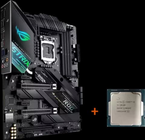 باندل مادربرد ASUS ROG STRIX Z490-F GAMING به همراه پردازنده INTEL CORE I5 10400