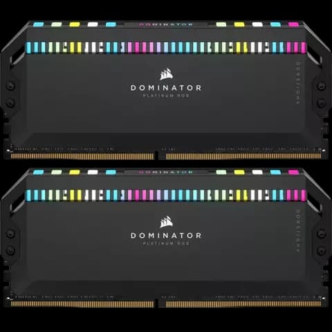 رم دسکتاپ (32GB*2) 64 گیگابایت Corsair مدل DOMINATOR PLATINUM RGB DDR5 5600MHz