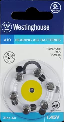 باتری سمعک WESTINGHOUSE مدل HEARING AID A10