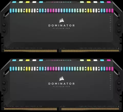 رم دسکتاپ (32GB*2) 64 گیگابایت Corsair مدل DOMINATOR PLATINUM RGB DDR5 5200MHz