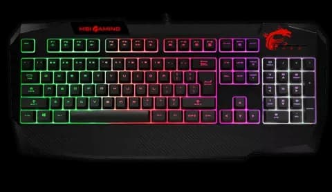 کیبورد سیمی گیمینگ MSI مدل INTERCEPTOR DS4200