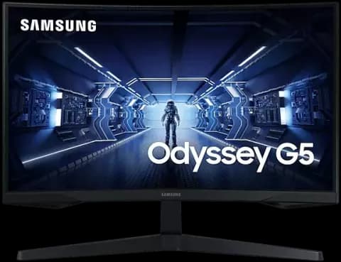 مانیتور گیمینگ منحنی 27 اینچ Samsung مدل G5 Odyssey C27G55TQWM