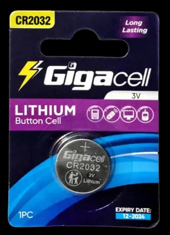باتری سكه ای ليتيومی Gigacell مدل CR2032