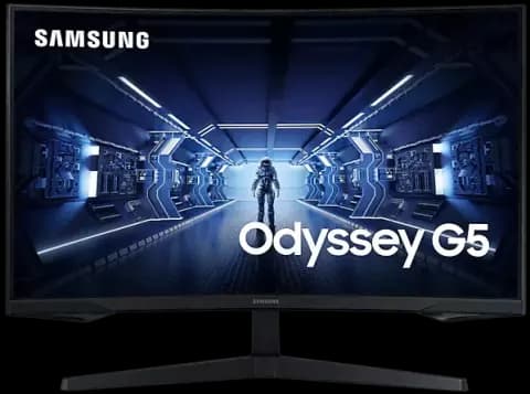 مانیتور گیمینگ منحنی 32 اینچ Samsung مدل Odyssey G5 C32G55TQWM