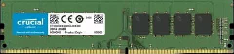 رم دسکتاپ (8GB*1) 8 گیگابایت Crucial مدل CT8G4DFRA32A DDR4 3200MHz