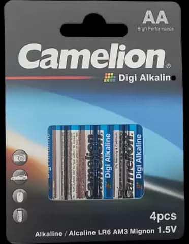 باتری قلمی Camelion مدل Digi Alkaline LR6-PP4DG