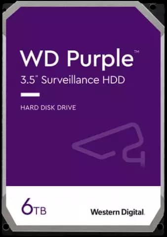 هارد اینترنال 6 ترابایت WD مدل Purple Surveillance WD63PURZ 