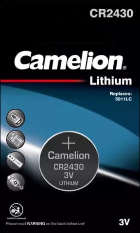 باتری سکه ای Camelion مدل Lithium CR2430-BP1