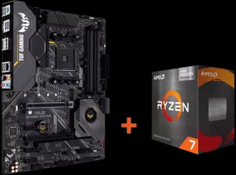 باندل مادربرد Asus TUF Gaming X570 Plus به همراه پردازنده AMD Ryzen 7 5700G