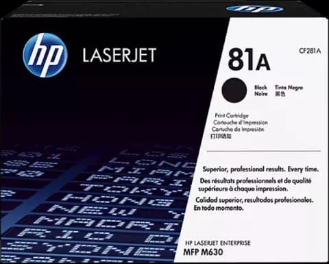 کارتریج تونر مشکی طرح اصلی HP مدل 81A