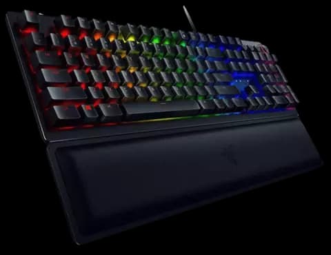 کیبورد سیمی گیمینگ Razer مدل Huntsman Elite با سوییچ بنفش
