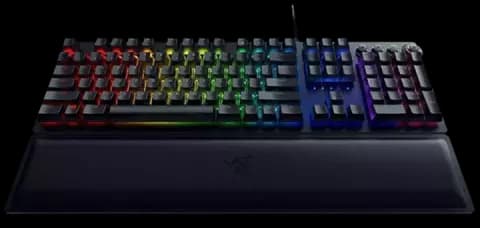 کیبورد سیمی گیمینگ Razer مدل Huntsman Elite با سوییچ بنفش