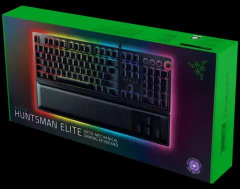 کیبورد سیمی گیمینگ Razer مدل Huntsman Elite با سوییچ بنفش
