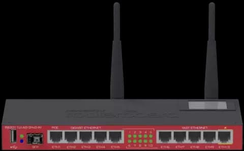 روتر بی سیم MikroTik مدل RB2011UiAS-2HnD-IN