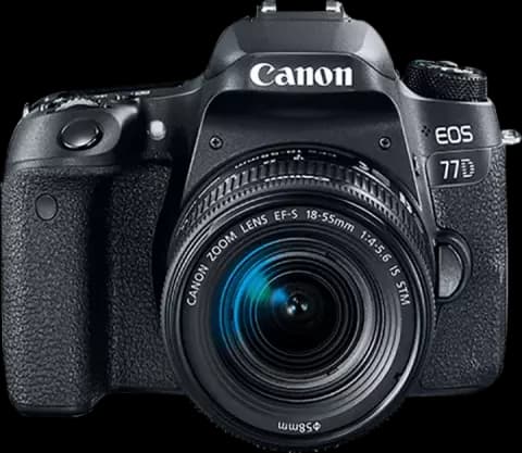دوربین عکاسی CANON مدل EOS 77D با لنز 18-55 میلی متر